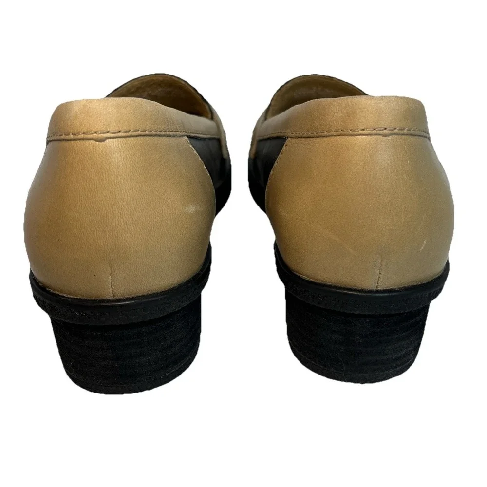 Dansko Danica Black &‎ Dune Loafers Womens Size 37 EU/6.5-7 US